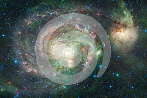 Galaxy somewhere in outer space. Elements of this image furnished by NASA