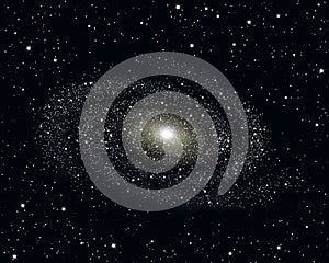 Galaxy vector illustration