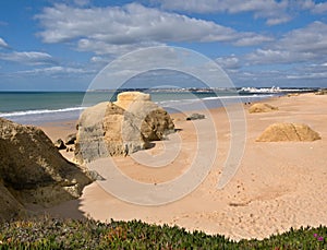 Gale beach in Albufeira, Algarve - Portugal