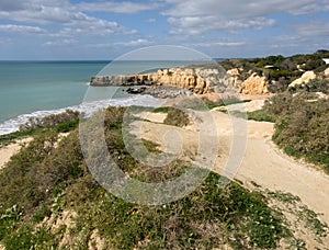 Gale beach in Albufeira, Algarve - Portugal
