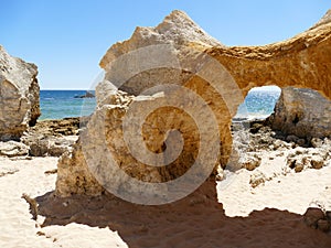 Gale beach in Portugal