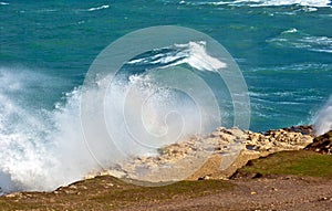 Gale at the seaside