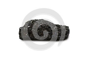 Galena mineral isolated on white background.