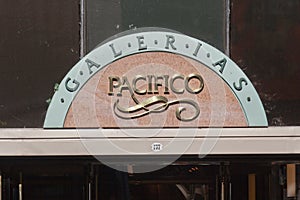 Galerias Pacifico Sign Buenos Aires