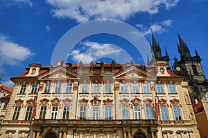 Galerie, Church of Our Lady before Tyn, Old Towen Square, Prague, Czech Republic photo