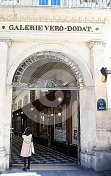 The Galerie Vero Dodat near Palais-Royal, Paris, France.