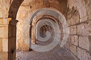 Galery at Aspendos in Antalya, Turkey