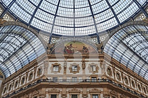 GalerÃ­a Vittorio Emanuele II in Milan, Italy