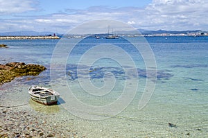 Galicia O Grove Boat Barco Mar Sea photo