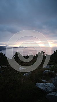 Galicia Spain viewer balcony sea sunset natuur photo