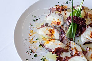 Galician octopus dish
