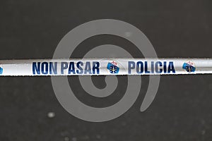 Galician police tape