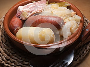 Galician stew, a typical Spanish dish