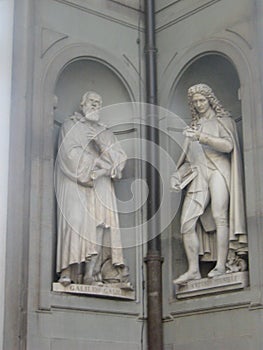 Galileo Galilei and Pier Antonio Micheli