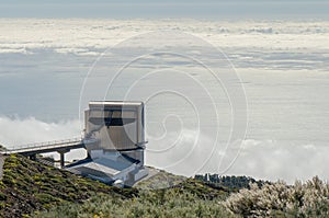 Galileo National Telescope, Roque de los Muchachos in La Palma. photo