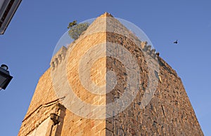 Galisteo 15th Palace-fortress. Extremadura, Spain