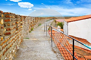 Galisteo village in Caceres of Extremadura