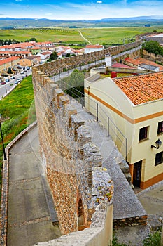 Galisteo village in Caceres of Extremadura