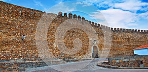 Galisteo village in Caceres of Extremadura