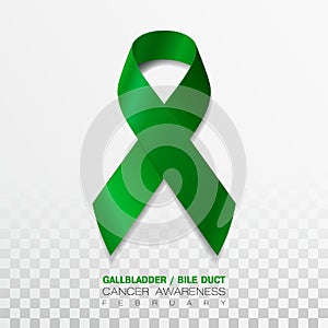 Vesícula biliar a bilis tubería cáncer conciencia un mes. realista verde cinta. médico diseno. 