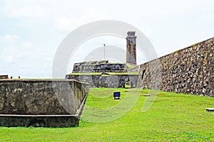 Galle Fort`s Anthonis Clock Tower - Sri Lanka UNESCO World Heritage