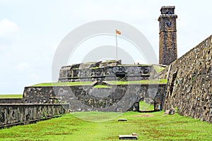 Galle Fort`s Anthonis Clock Tower - Sri Lanka UNESCO World Heritage