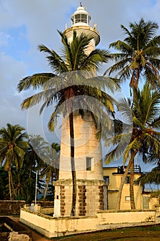Galle Lighthouse in fort Galle, Sri Lanka