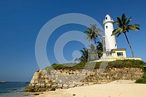 Galle Lighthouse in fort Galle, Sri Lanka