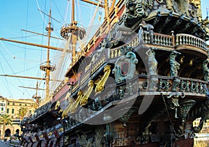 Galleon resting after so many battles