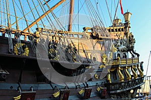 Galleon resting after so many battles