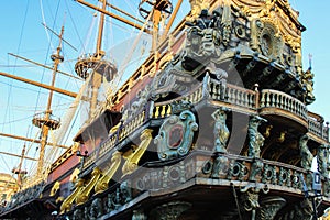 Galleon resting after so many battles