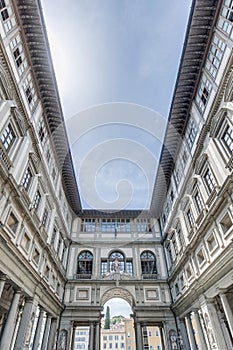Galleria degli Uffizi museum in Florence, Italy photo