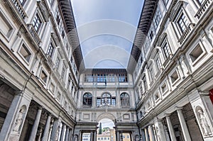 Galleria degli Uffizi museum in Florence, Italy photo