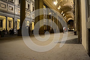 Galleria degli Uffizi by night