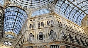 Galleria Umberto I, Downtown Naples, Italy