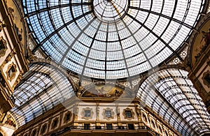 Galleria Vittorio Emanuele II ,Duomo Milan italy