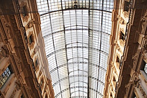 Galleria Vittorio Emanuele II. Milan Italy.