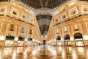 Galleria Vittorio Emanuele II in Milan, Italy