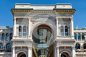 Galleria Vittorio Emanuele II in Milan, Italy