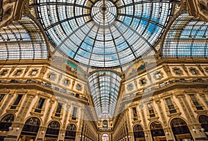 Galleria Vittorio Emanuele II shopping arcade, Milan, Italy