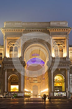 Galleria Vittorio Emanuele night scene