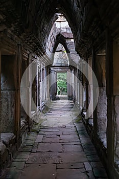 Gallery in Baphuon temple, part of the Angkor Thom city