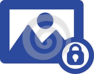 Gallery lock Isolated Vector icon which can easily modify or edit