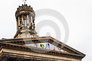 Gallery of Modern Art building detail in downtown Glasgow Scotland, UK photo