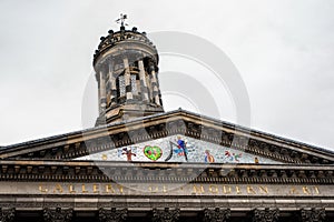 Gallery of Modern Art building detail in downtown Glasgow Scotland, UK photo