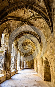 Gallery at the Narbonne cathedral