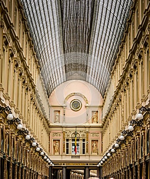 Gallerie de la Reine in Saint Hubert, Brussels photo