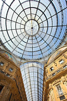 Gallery Vittorio Emanuele II, the ceiling