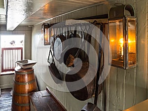 Galley in the Star of India