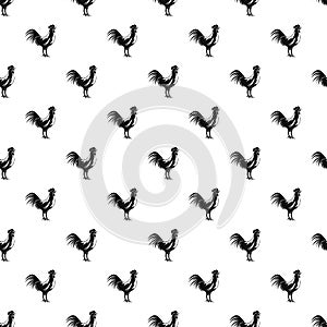 Gallic rooster pattern vector